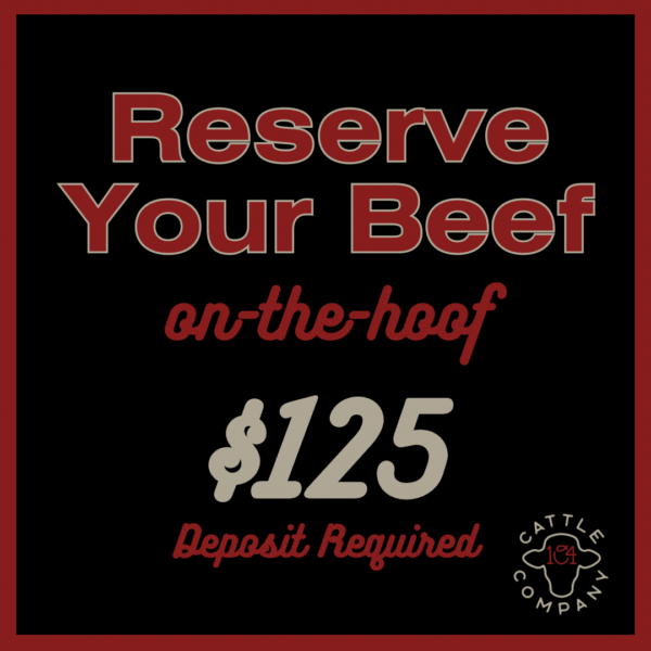 Reserve Your Beef: Quarter Beef